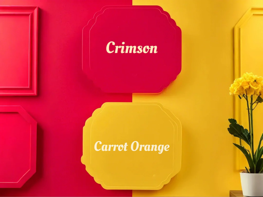 Crimson & Carrot Orange