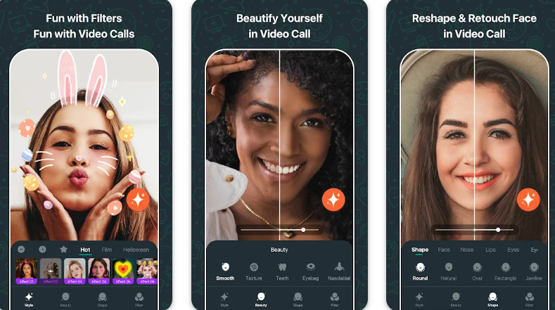 FilterCam- beauty filter for WhatsApp video call 