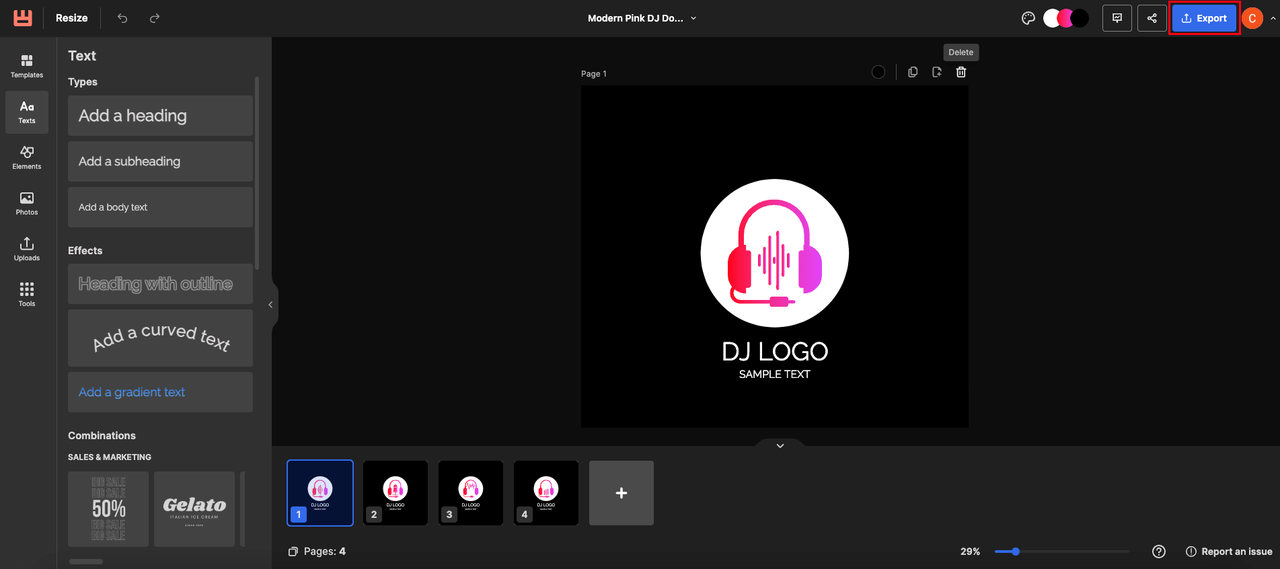 Download dj logo