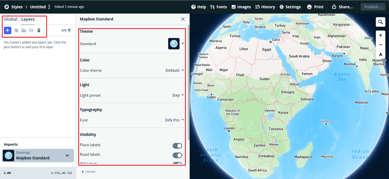 Adjust your map settings (or preferences)