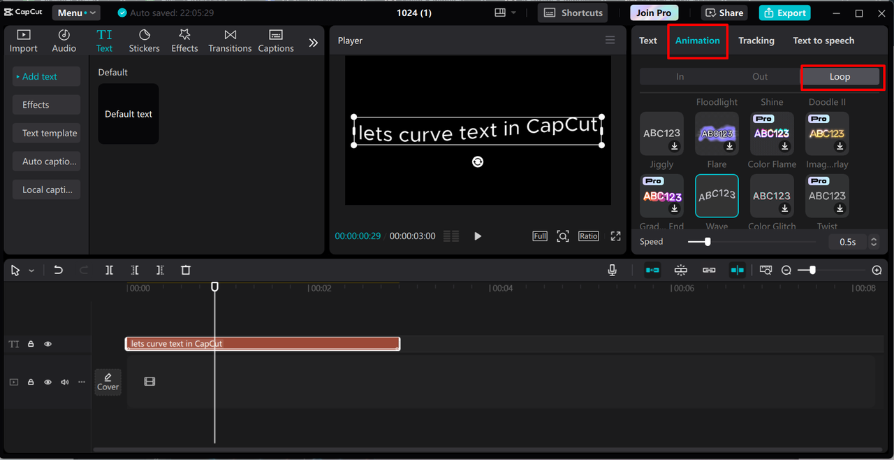 Applying and adjusting the curve in the CapCut desktop video editor