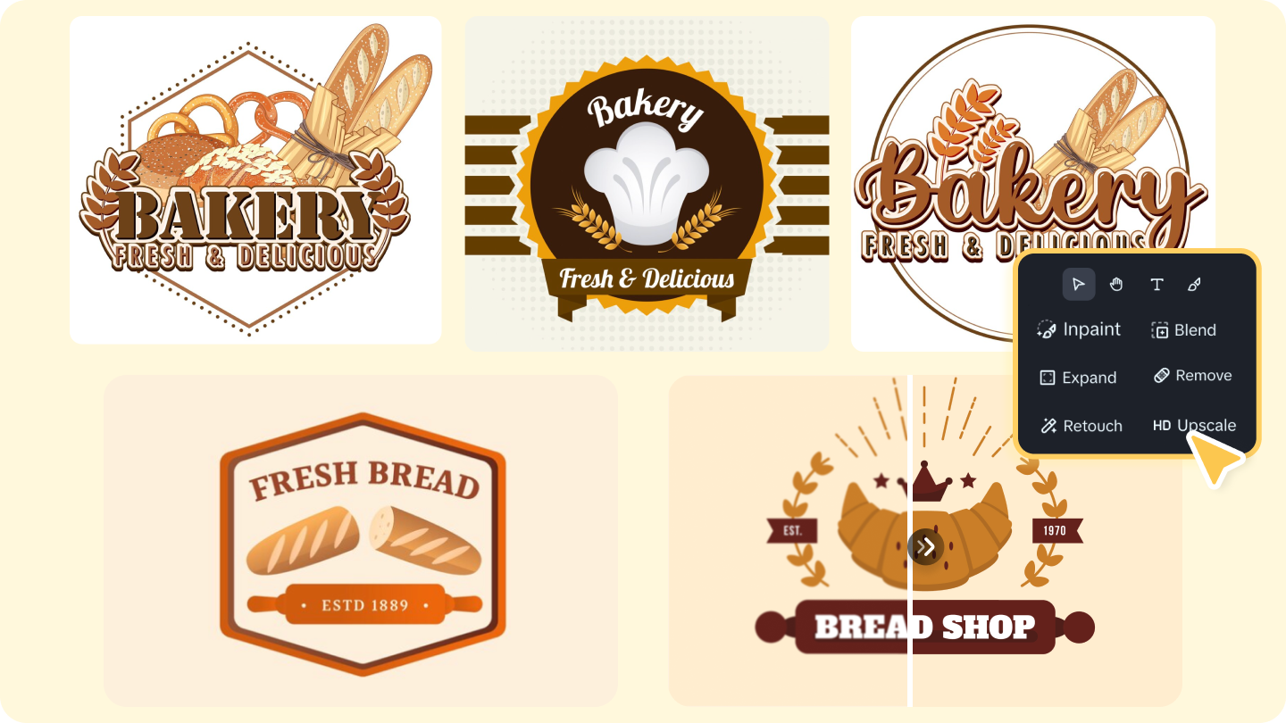 create bakery logo