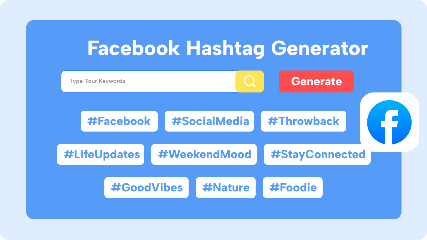 Gerador de hashtag do facebook