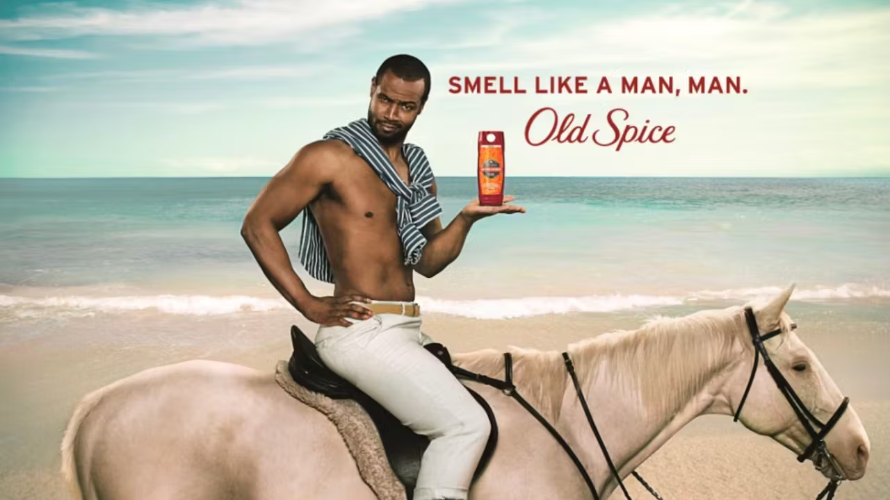 Old Spice's advertisement - one of the well-known commercial adverts