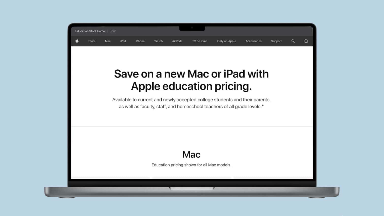 Image showing Apple inspiring ad example for students 