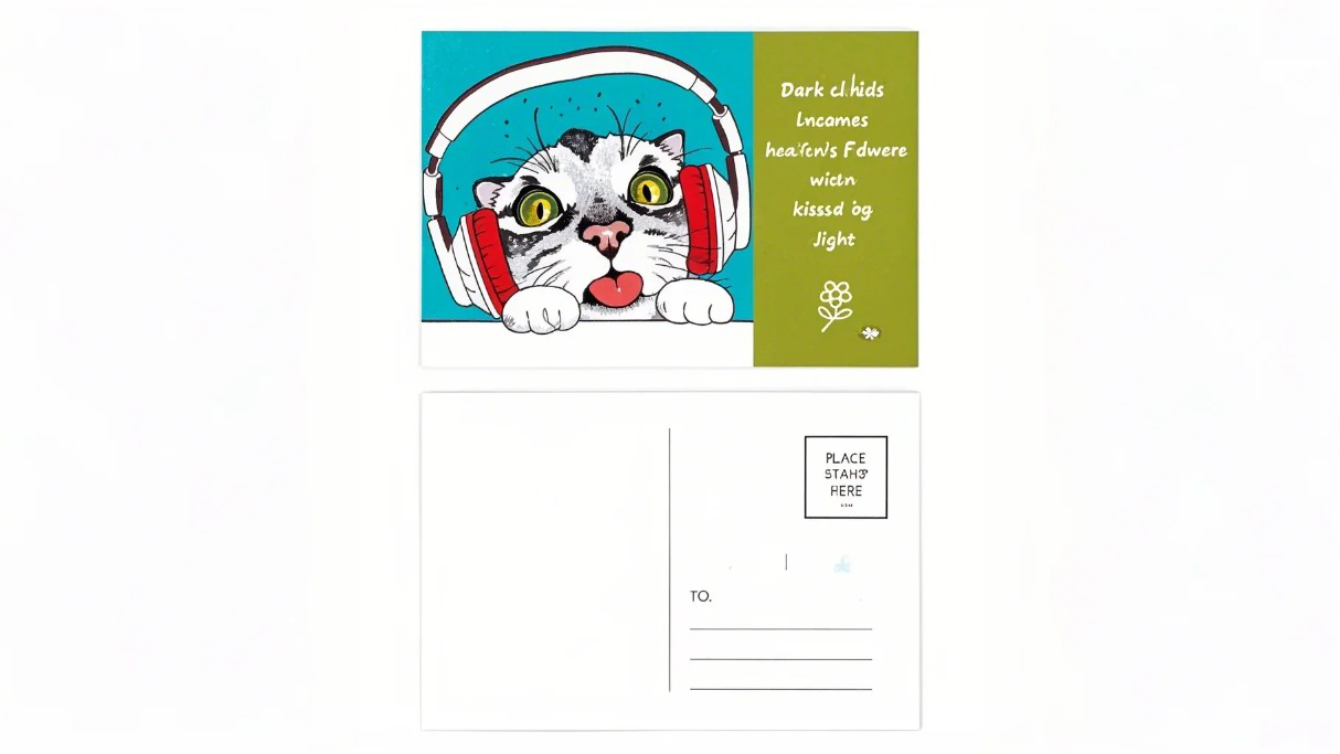 Pet lover postcard