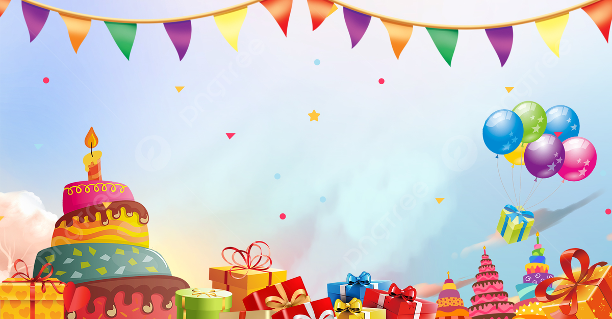 Background for tarpaulin birthday