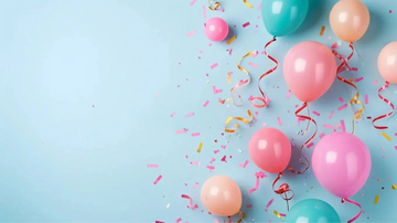 Minimalist birthday background design