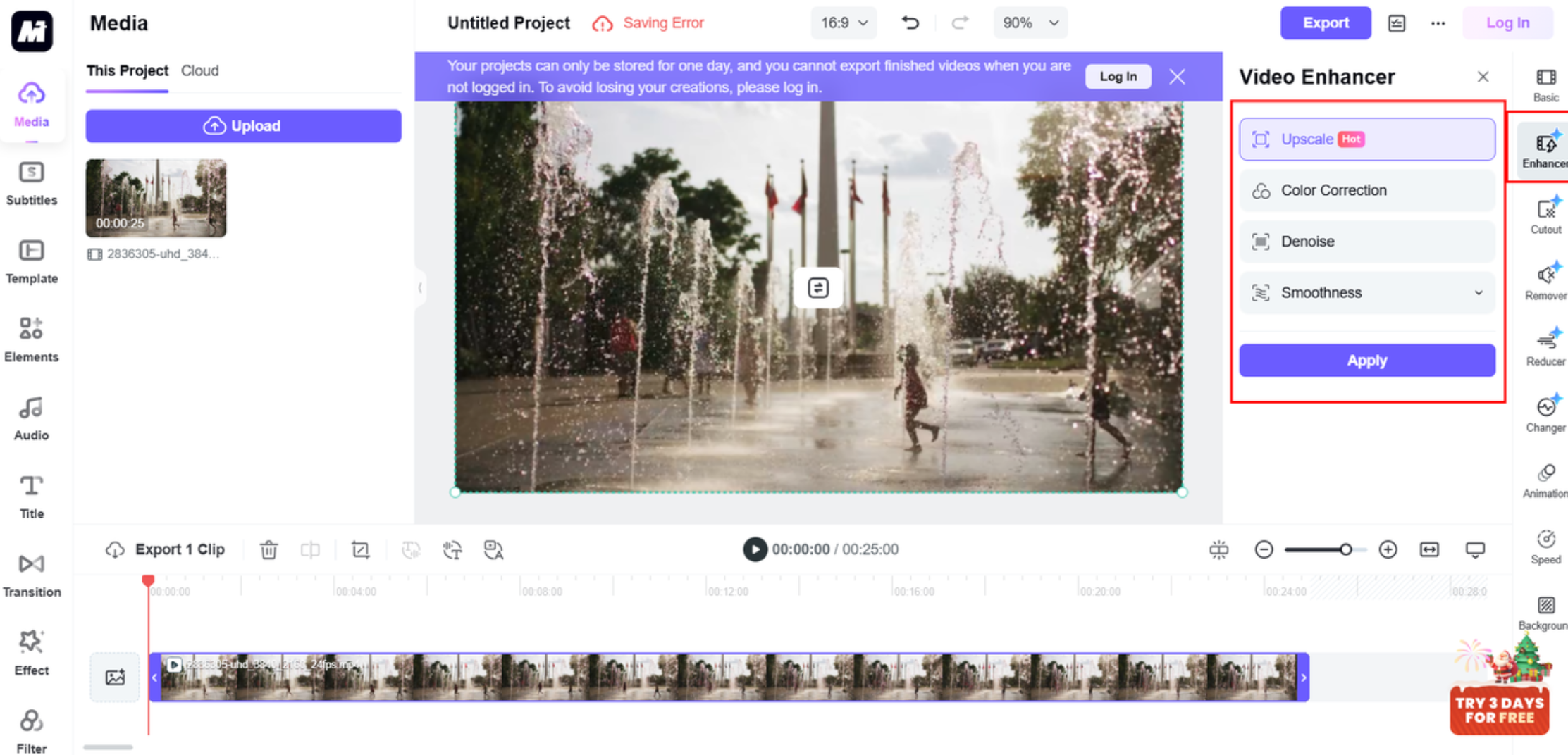 Media.io is a high-end AI-based tool to enhance video quality