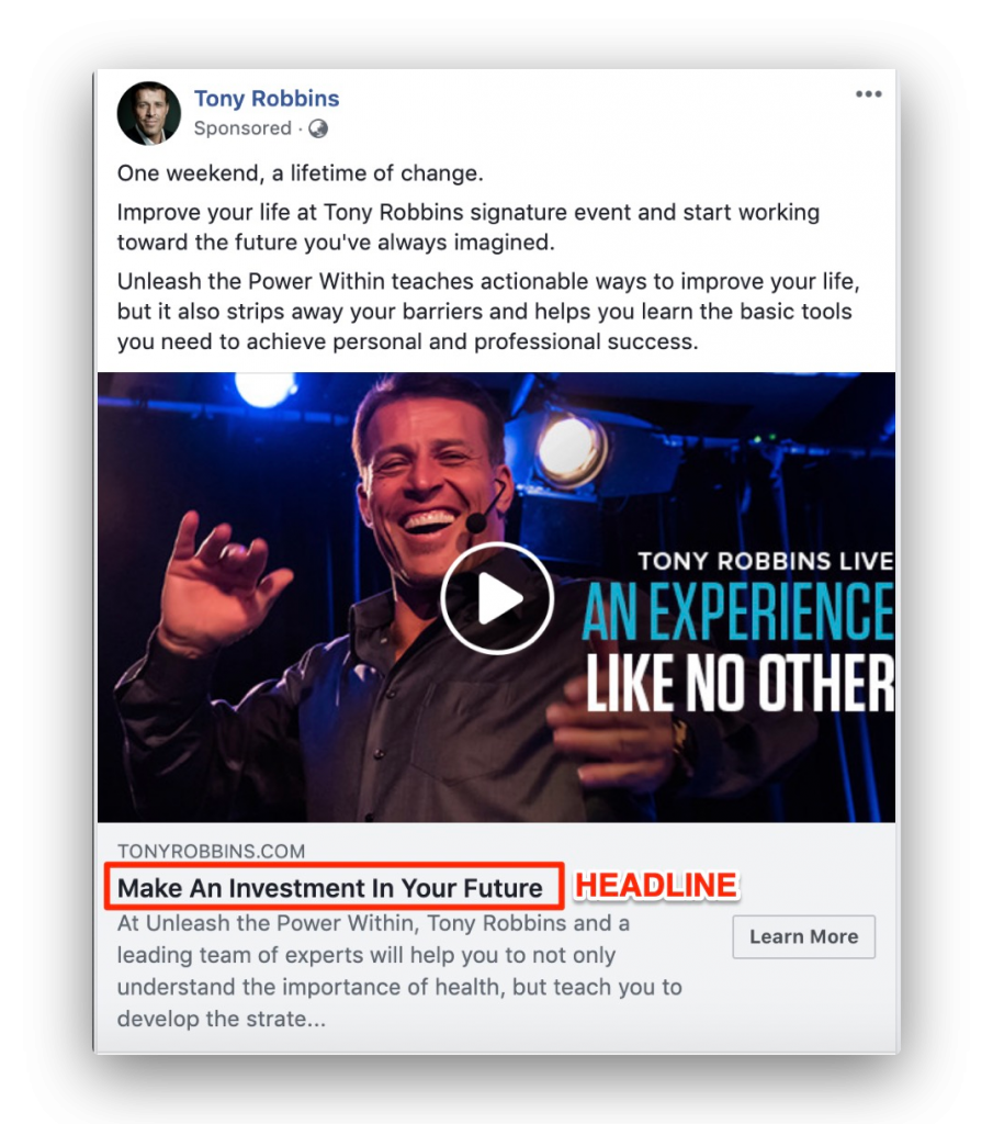 Facebook video Ads