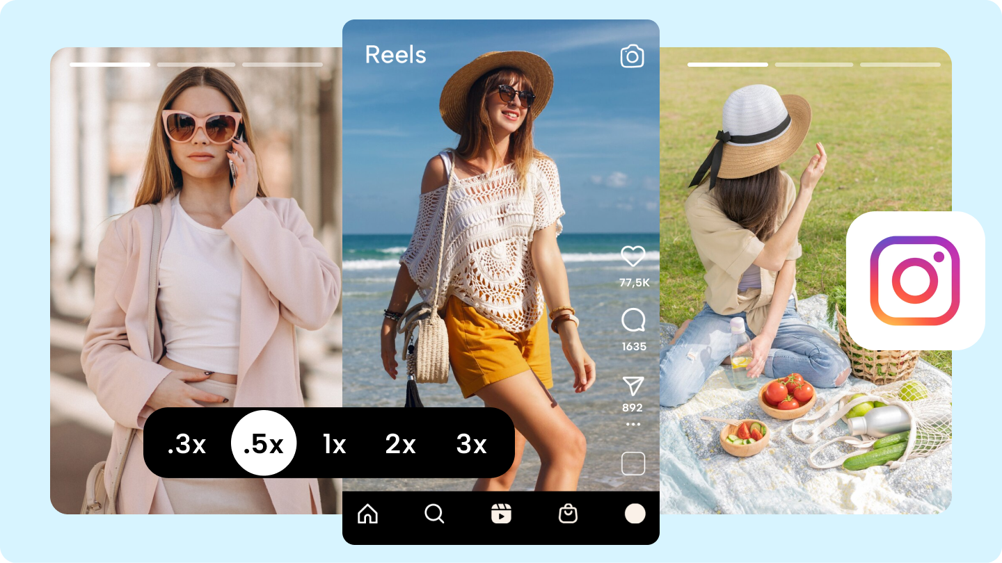 Jak zrobić Reels slo mo na Instagramie