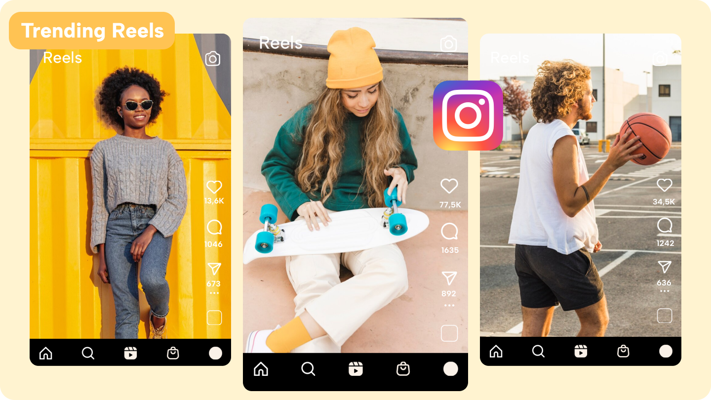 Instagram trender Reels redigering