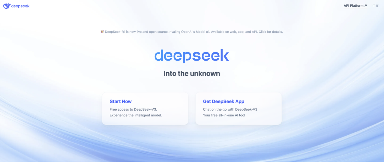 DeepSeek web login