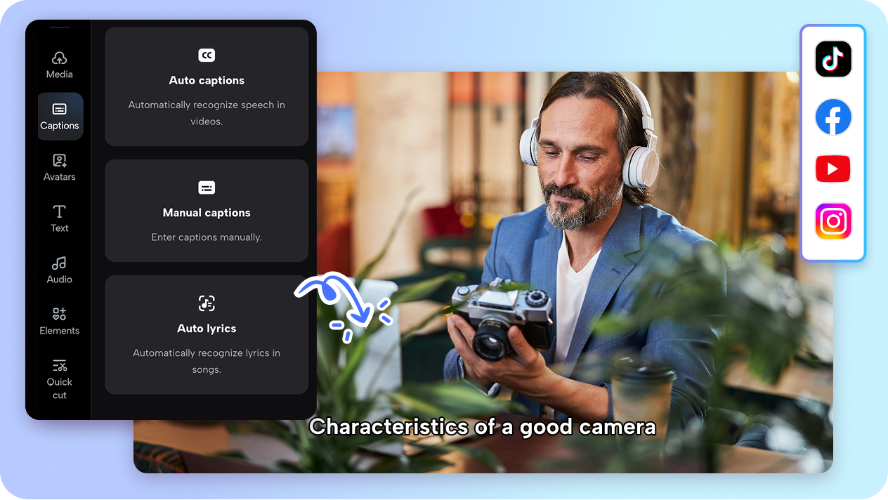 Fitur editing video 360 di Pippit