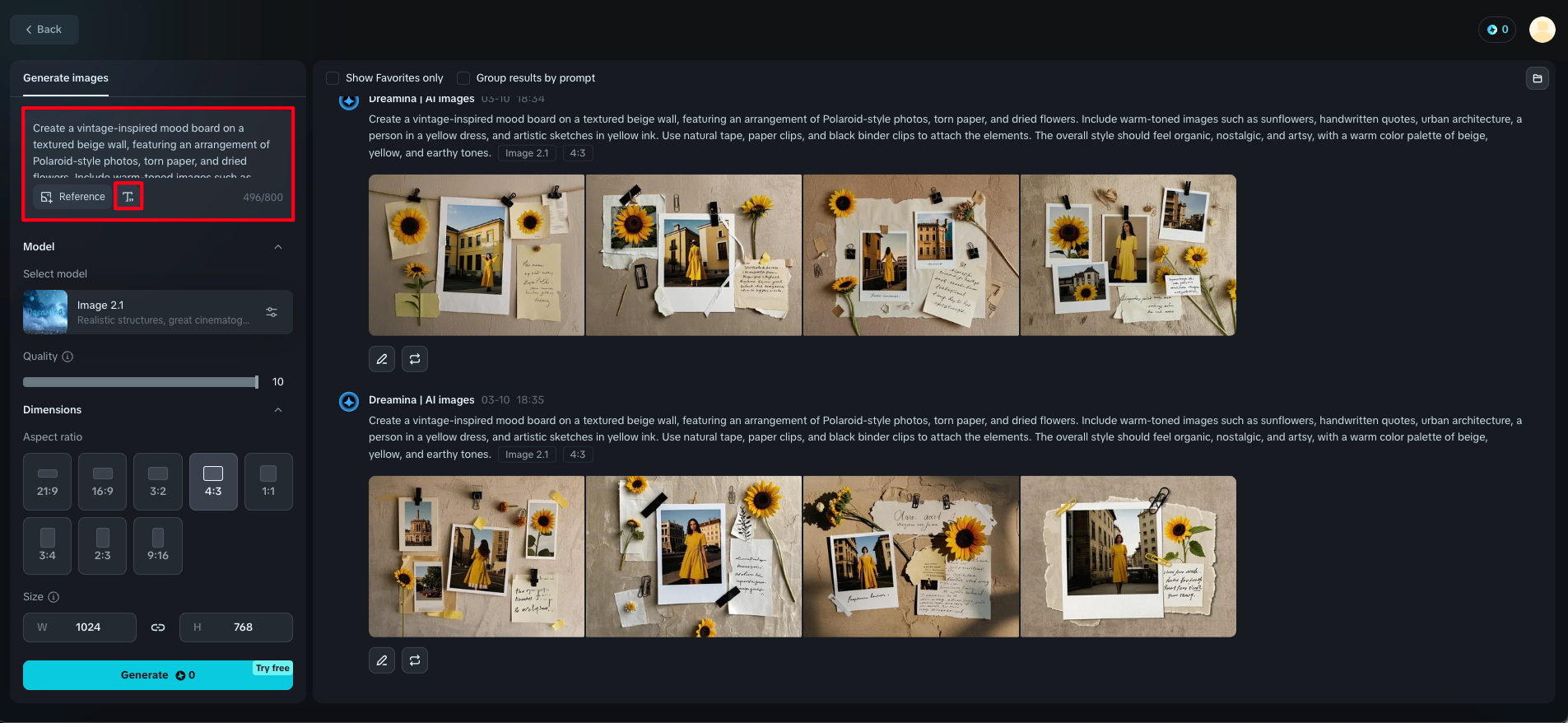 Online mood board maker free