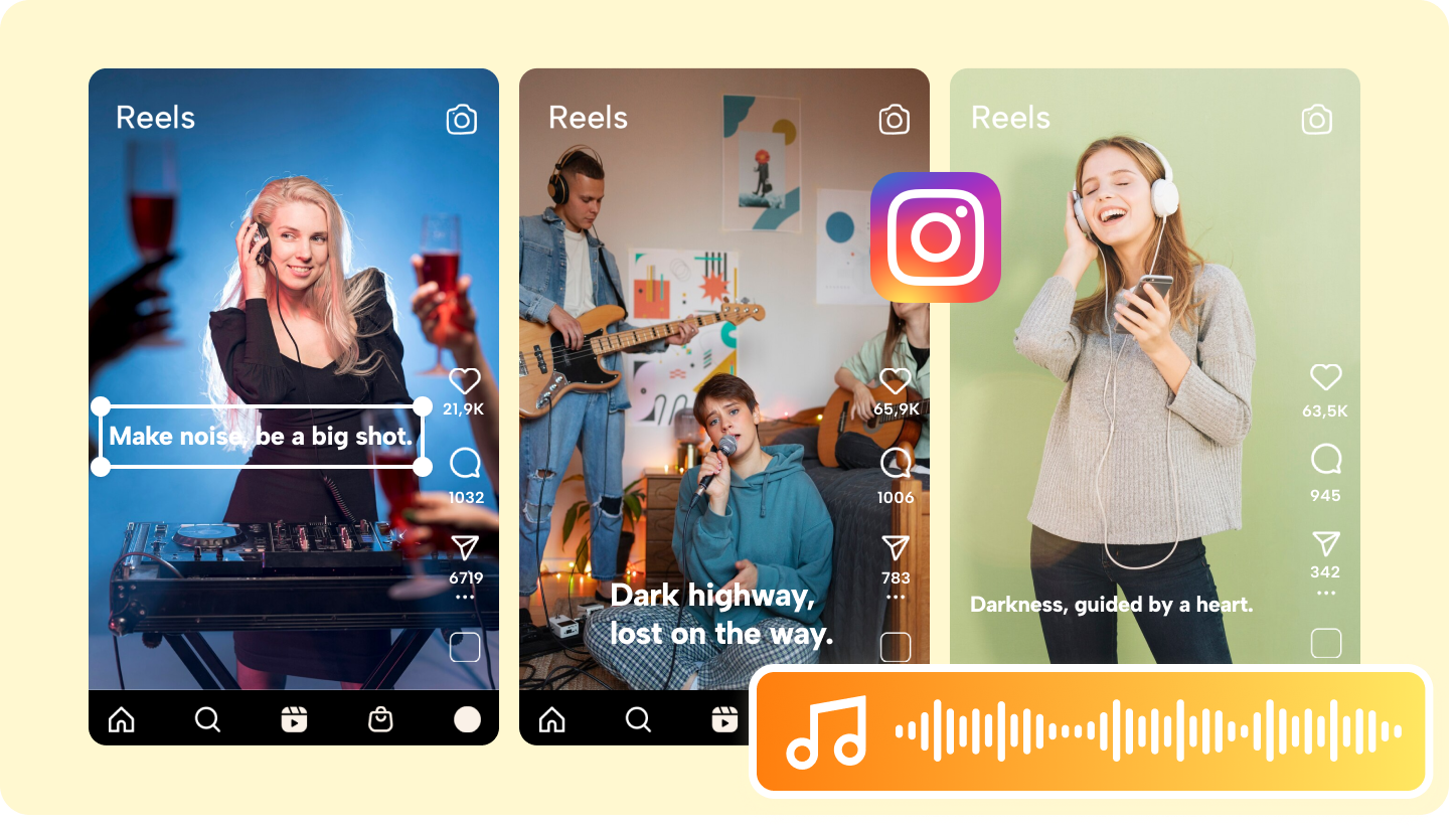Instagram'da sözlü reels nasıl yapılır
