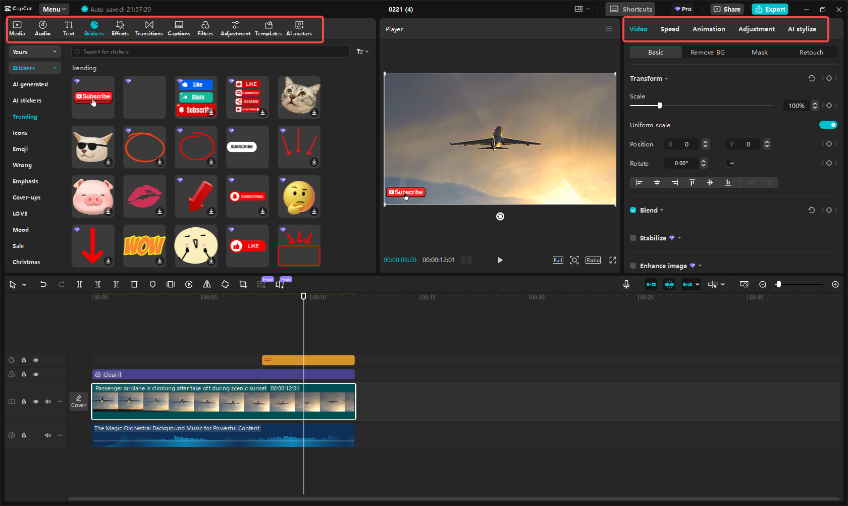 Sunting video YouTube