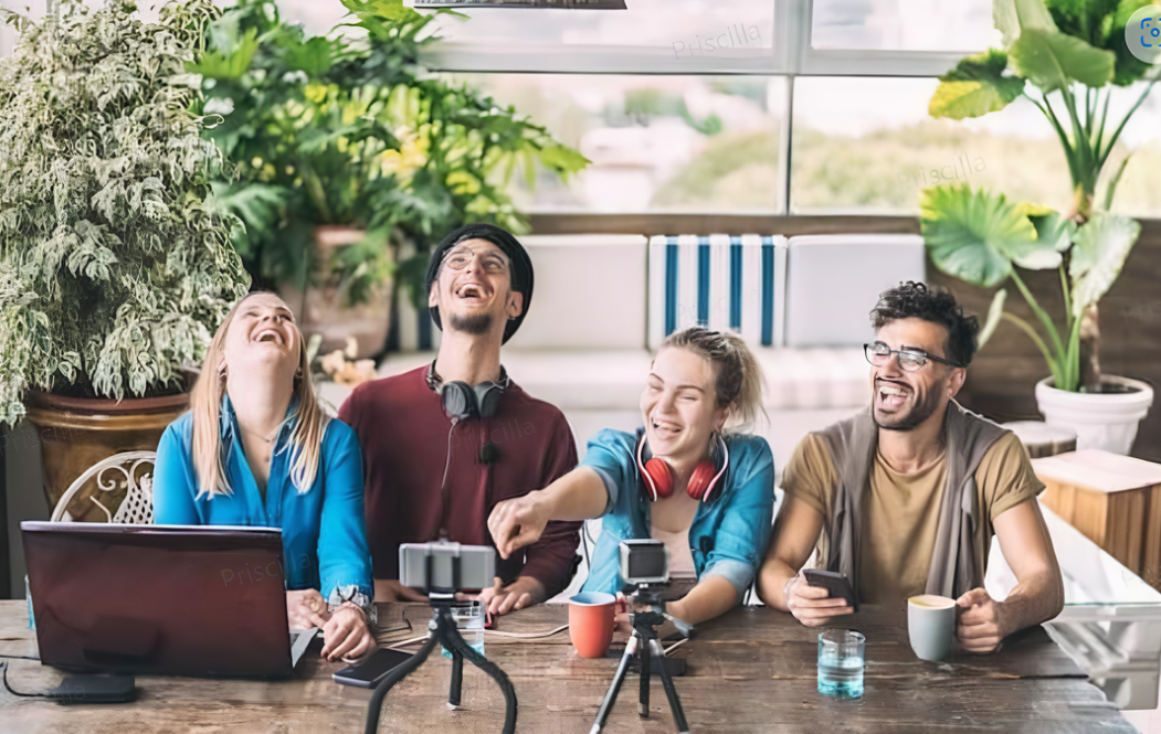 Zusammenarbeit mit anderen Influencern