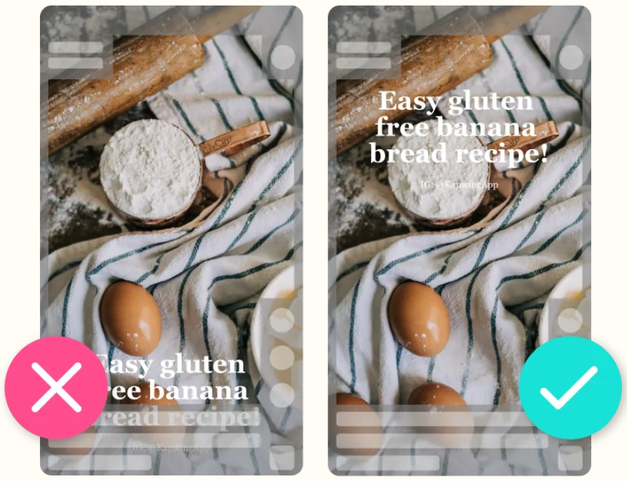 Die Schnittstelle von Kapwing - einer bekannten Plattform zum Herunterladen von Instagram Reel Overlay-Vorlagen