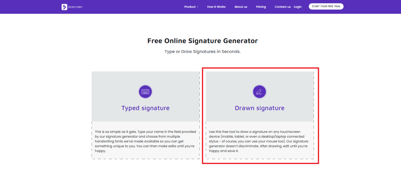 Crea una firma scritta a mano online gratuitamente