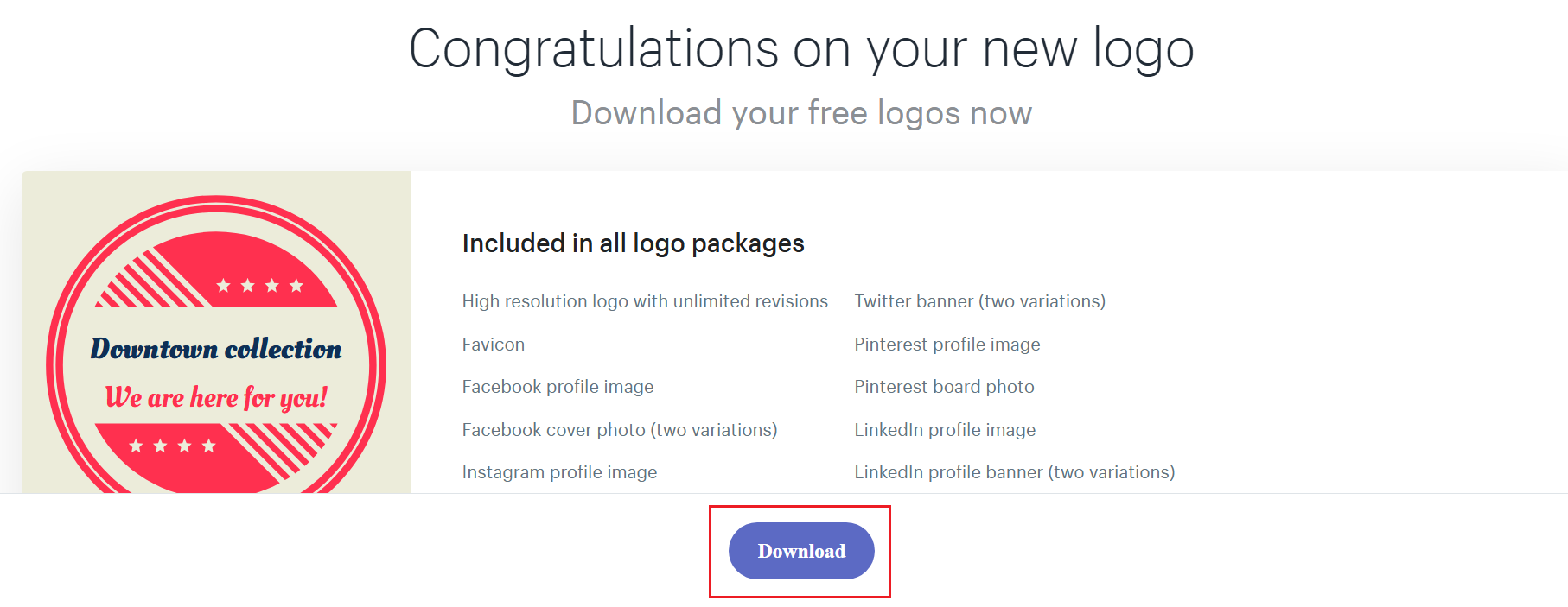 create logo Shopify
