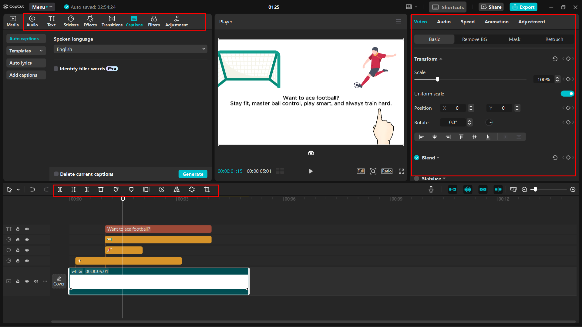 Création d'une vidéo explicative sur tableau blanc avec CapCut éditeur vidéo de bureau