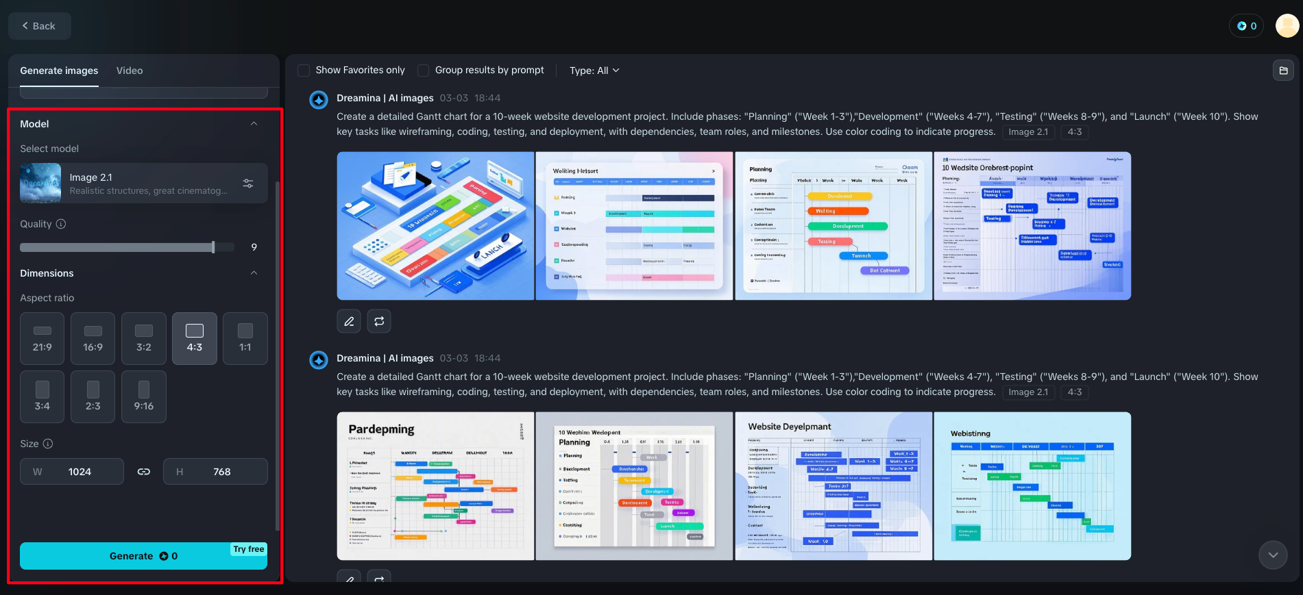 Generator gantt online