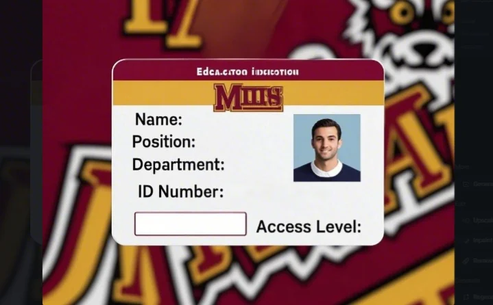 Staff ID badge maker