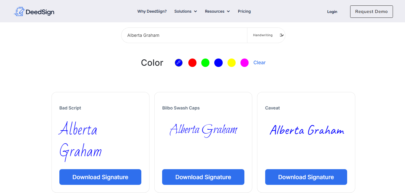 Online fake signature maker