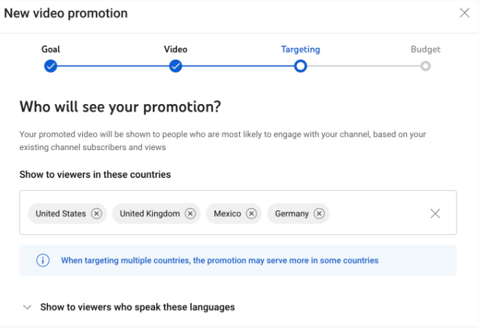 De doelgroep kiezen voor YouTube-abonneeadvertenties