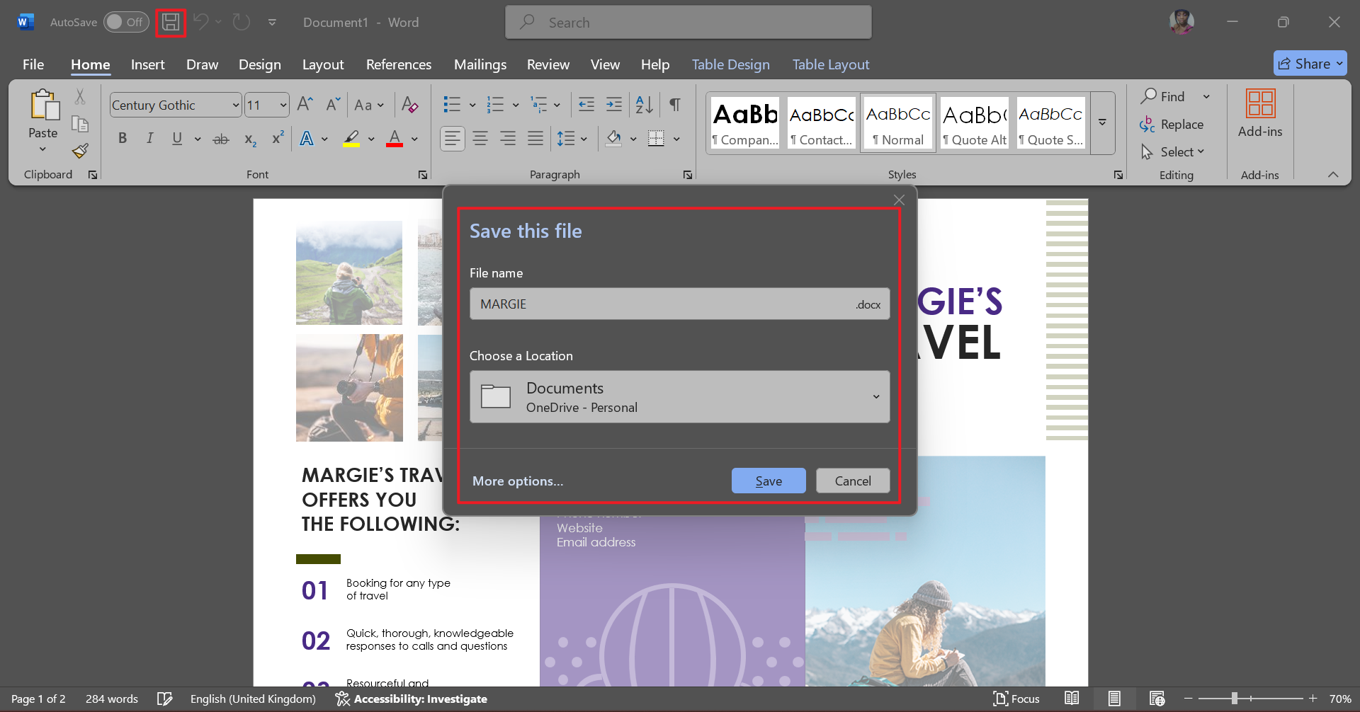 Wie man eine Broschüre in Word online erstellt