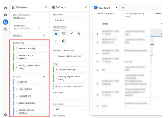 Menambahkan dimensi untuk melihat pencarian berbayar di Google Analytics