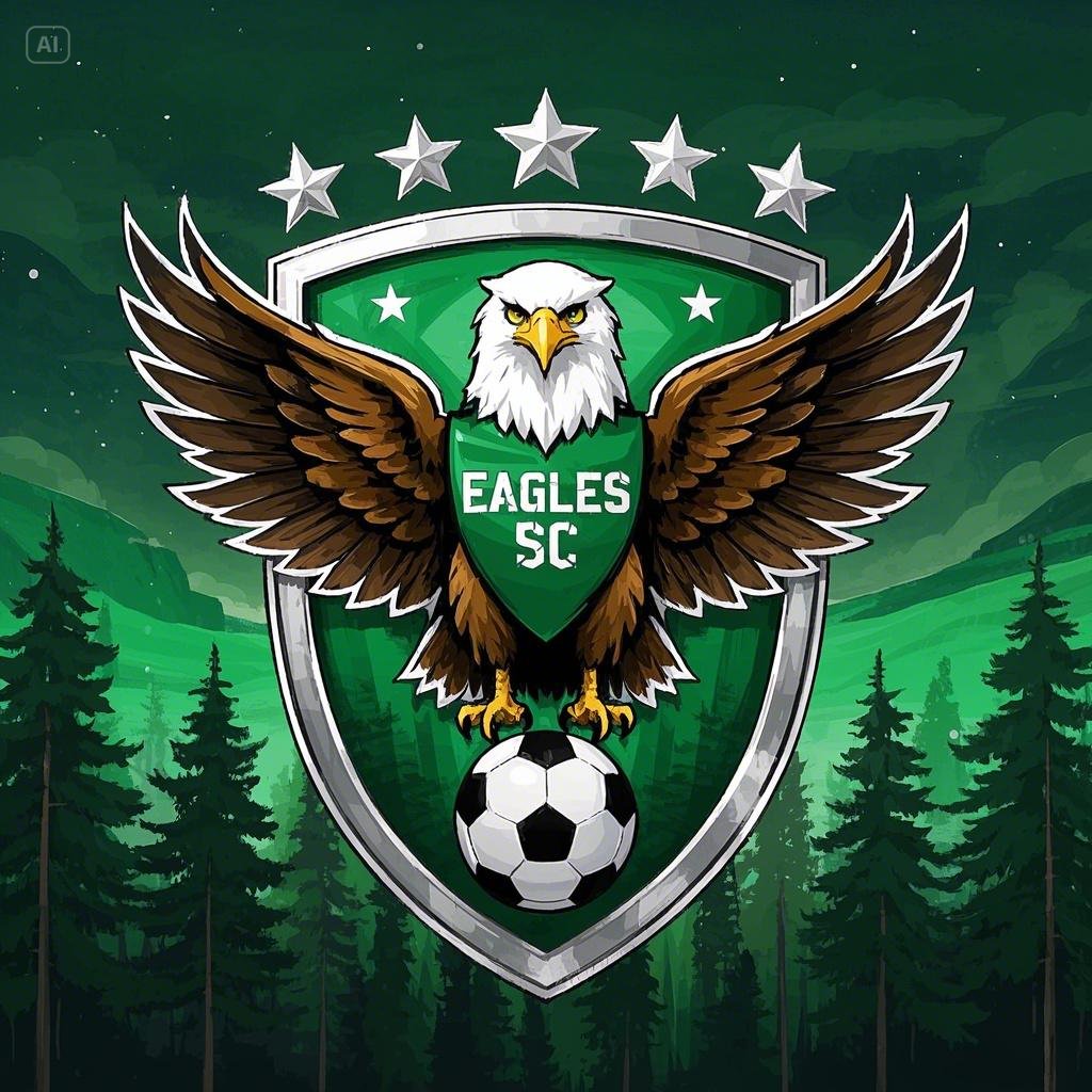 Cresta della squadra di calcio americana