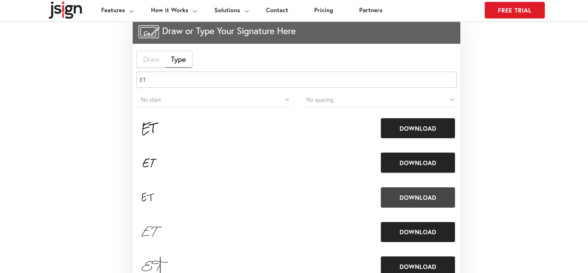 Erstellen digitaler Signaturinitialen mit jSign
