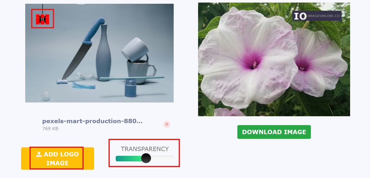 ¿Cómo se pone un logo en una imagen?