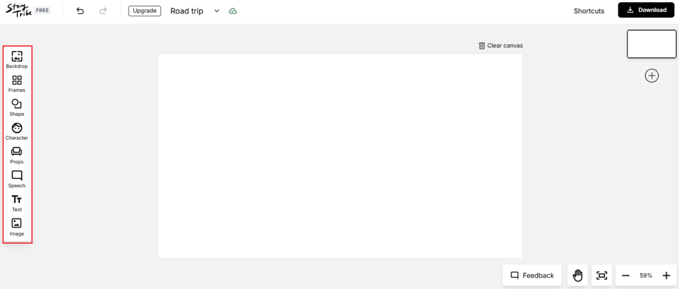 Erstellen Sie online ein Storyboard