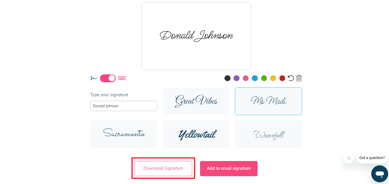 Crea firma autografa online
