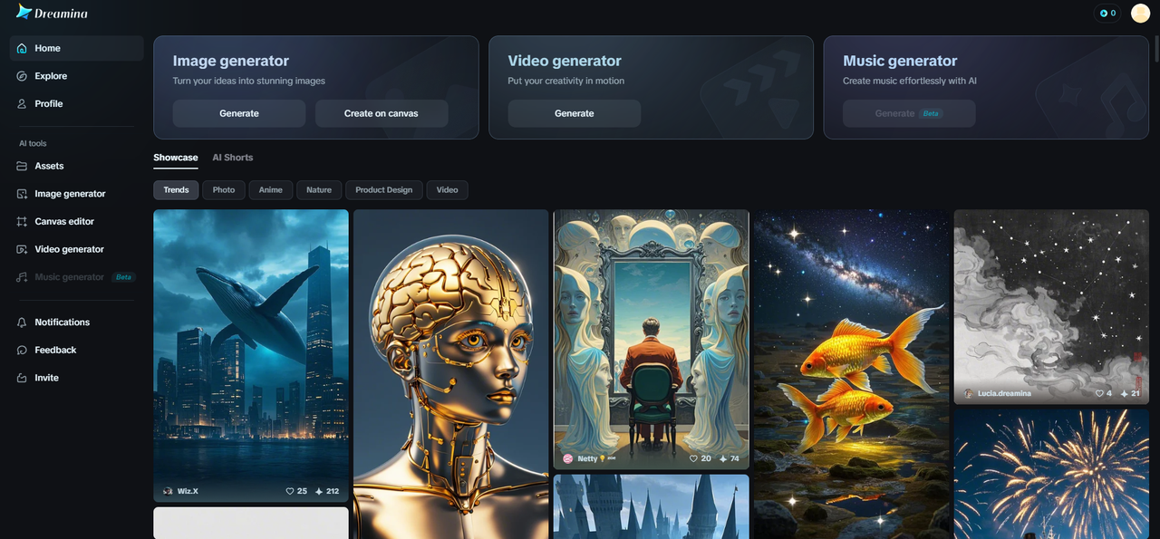 Dreamina YouTube logo maker ai