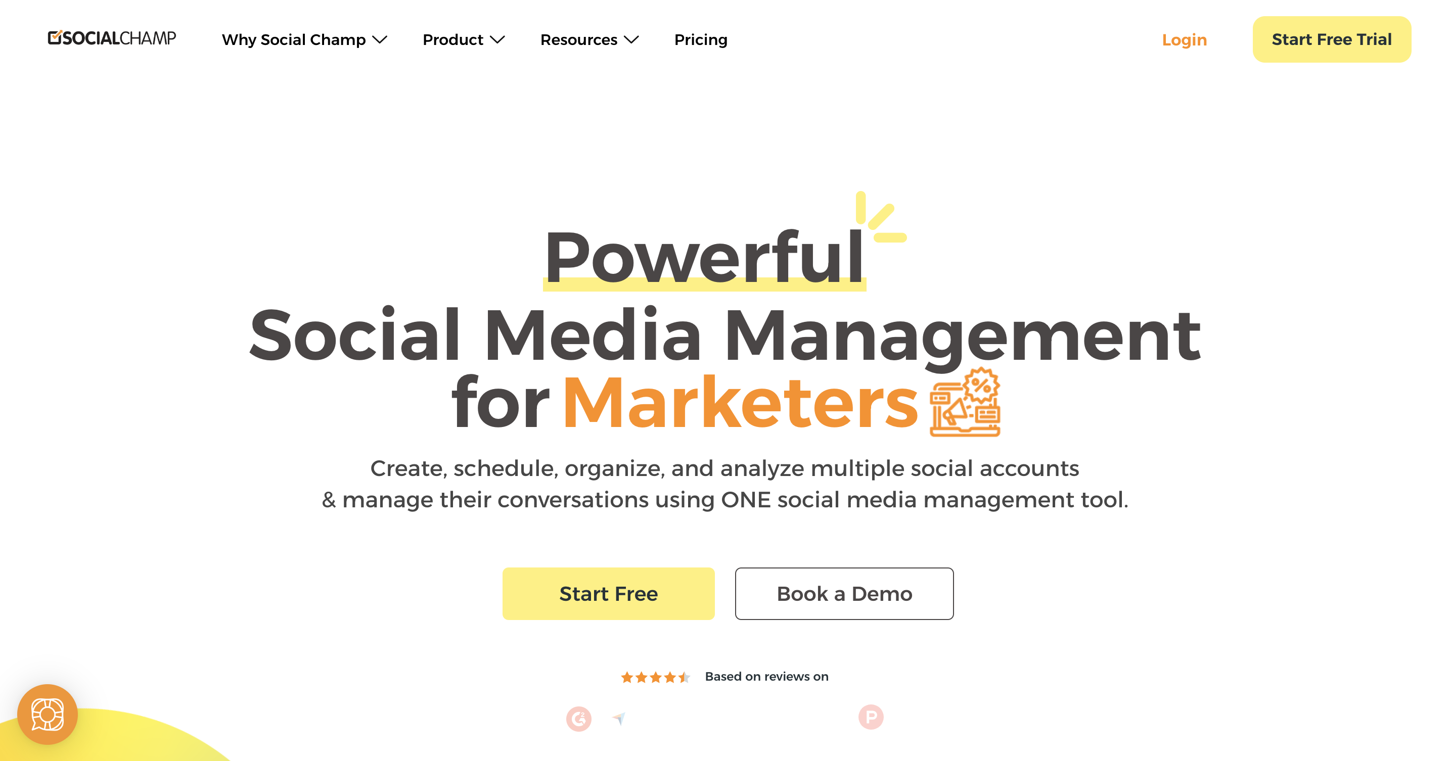 Interfaccia di Social Champ: un eccellente strumento analitico TikTok da usare gratuitamente