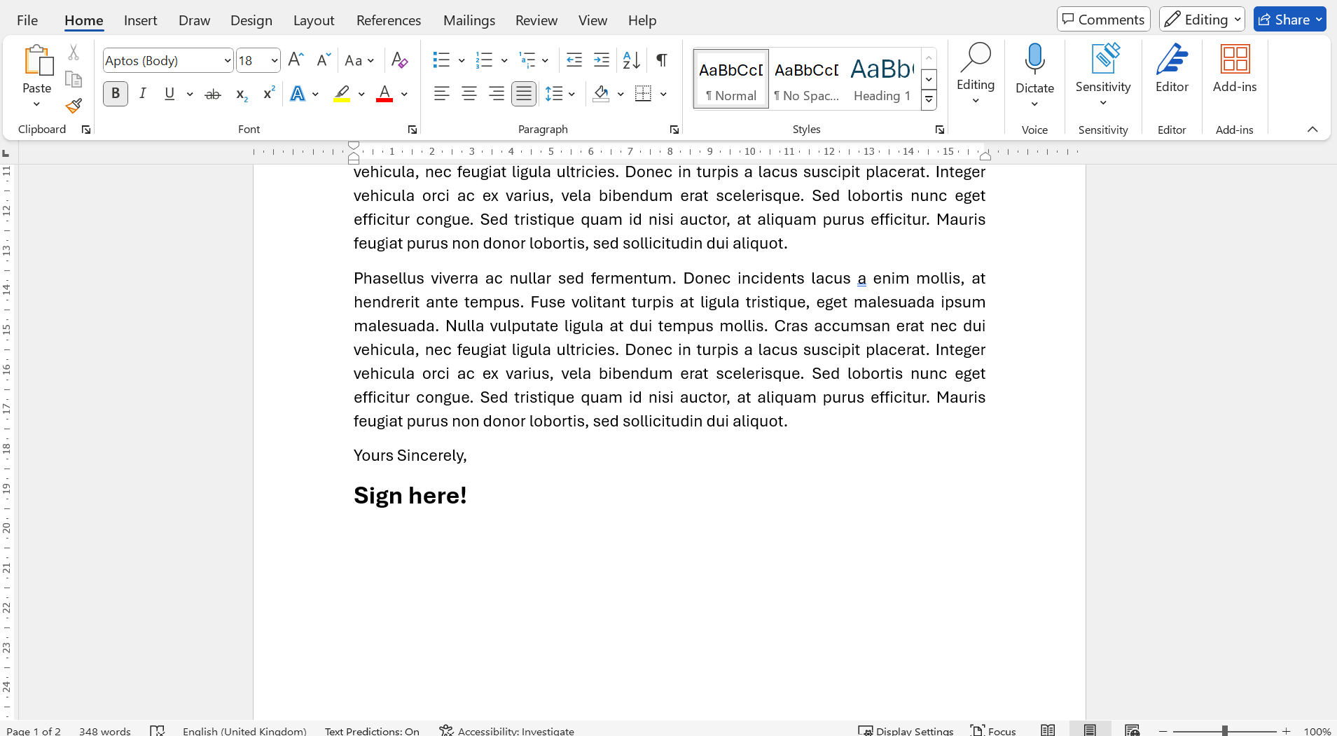 How to make digital signature in word