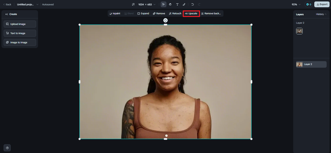 Enhance sharpness