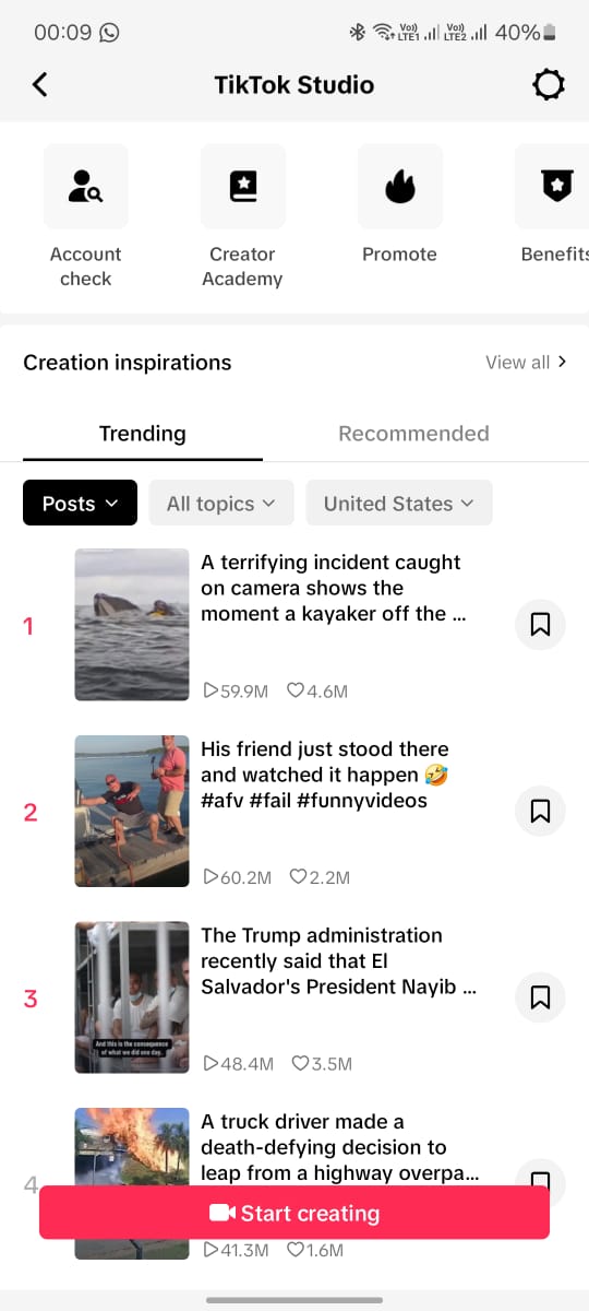การวิเคราะห์ TikTok แสดงวิดีโอที่มีประสิทธิภาพสูงสุด