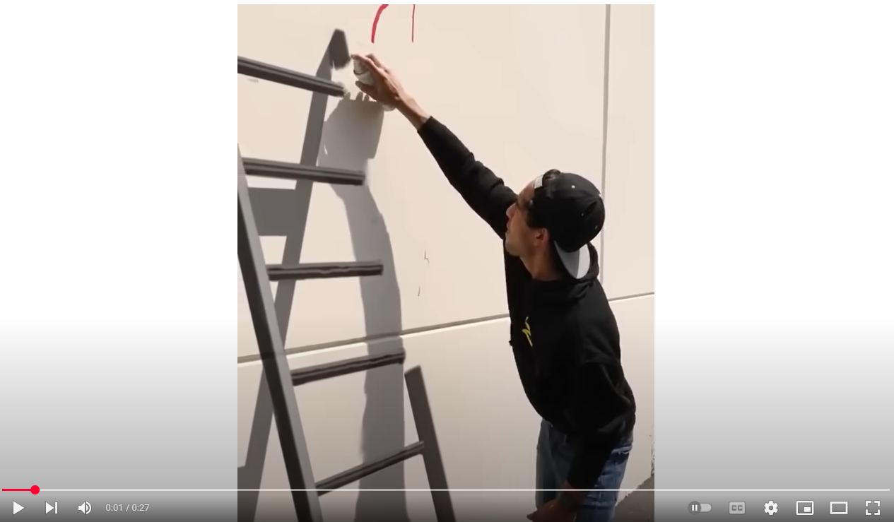 Den mest gillade YouTube-korten som visar Zach Kings optiska illusionsflykt
