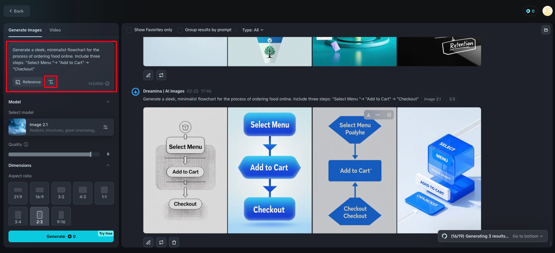 create flowchart online free