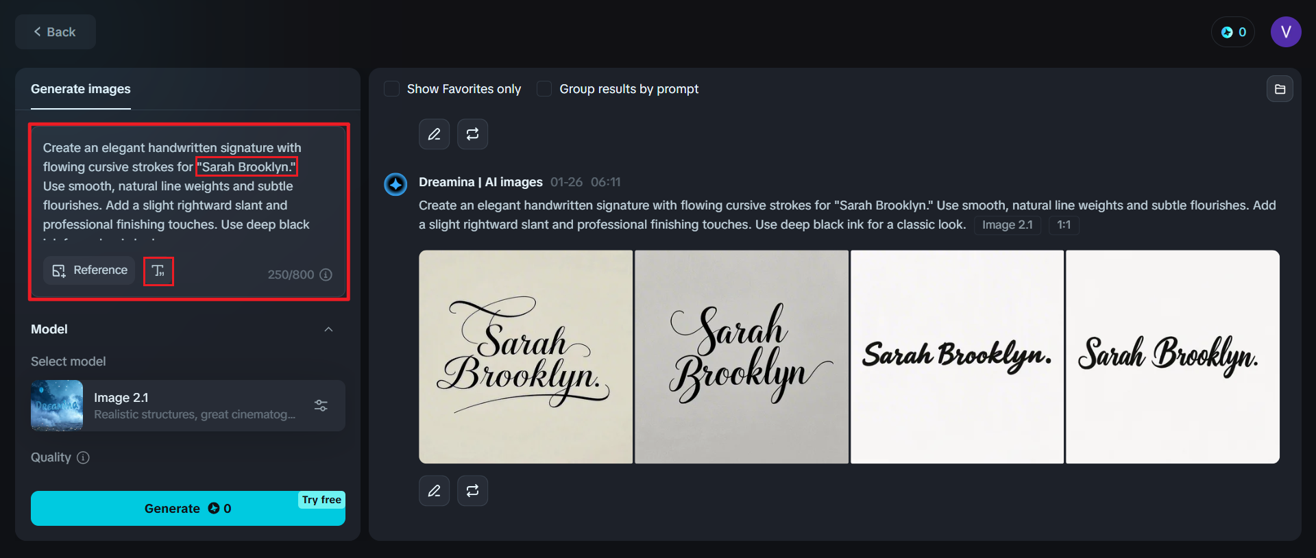 Crea una firma autografa online gratis