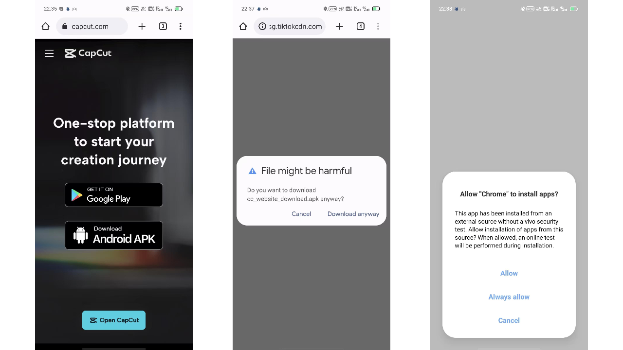 Bagaimana cara mengunduh APK resmi CapCut dengan aman?