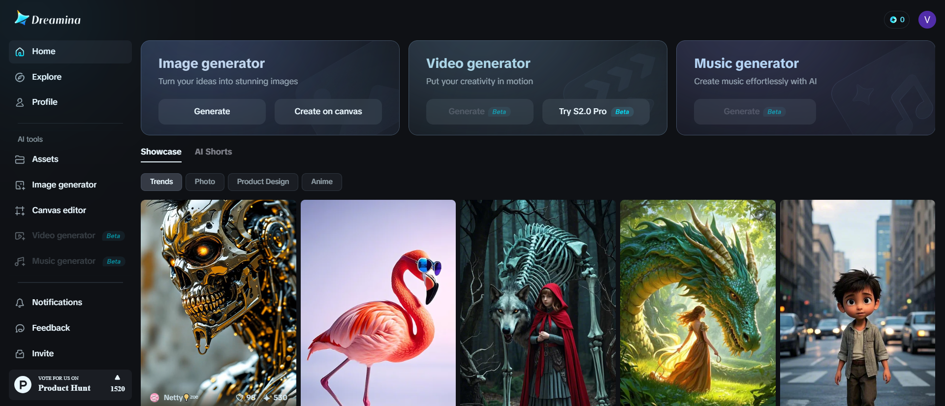 Trabalhos Dreamina company email footer generator interface: