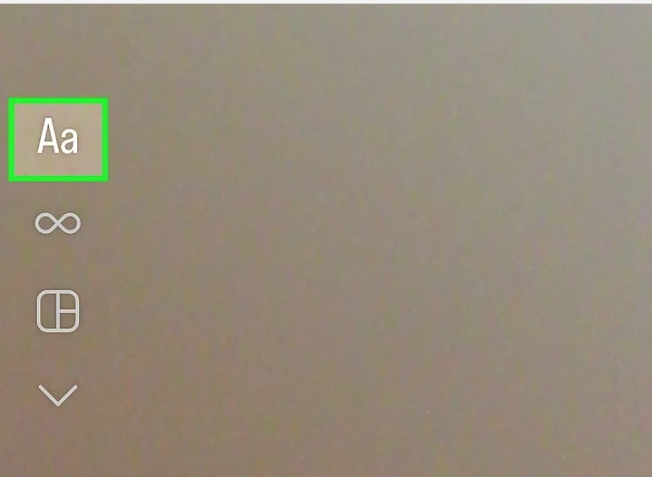 Vào chế độ Tạo để viết trên Instagram Story