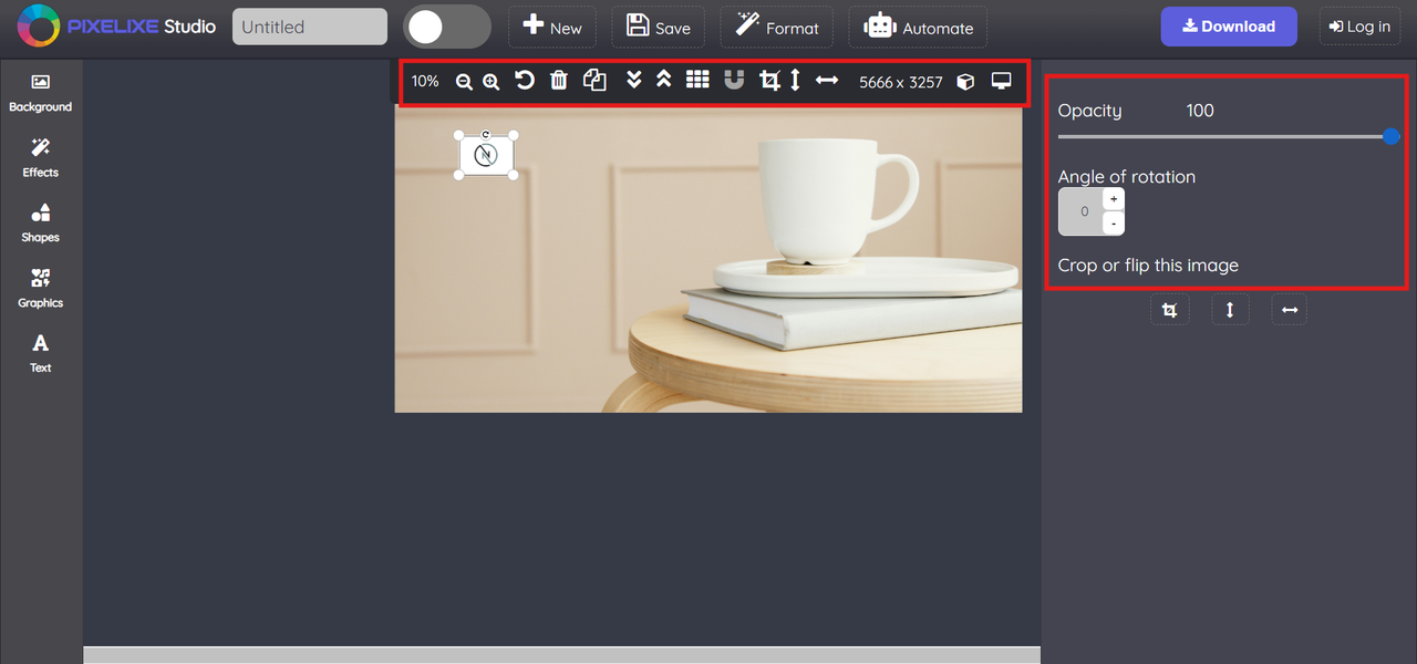 Ajustar la configuración del logotipo