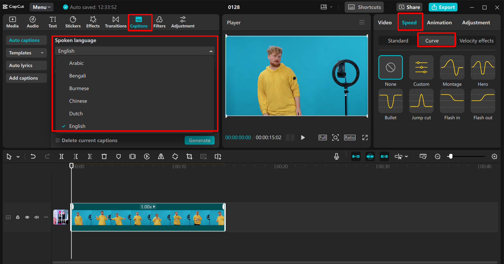 CapCut 데스크톱 비디오 편집기에서 비디오 편집